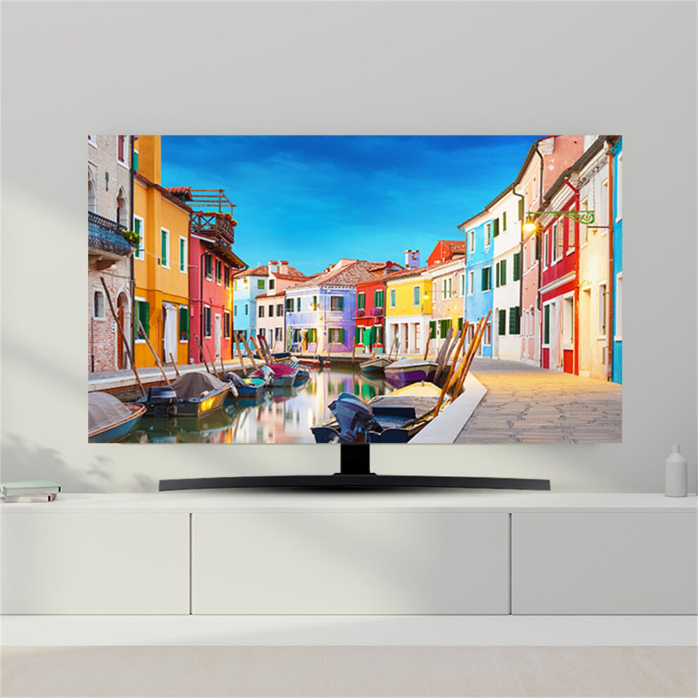 Tv Dust Cover Universal Elastic Fit For 32-80-Inch Televisions And Pc Monitors, Modern Printed 49-52-Inch Landscape 9016109165657