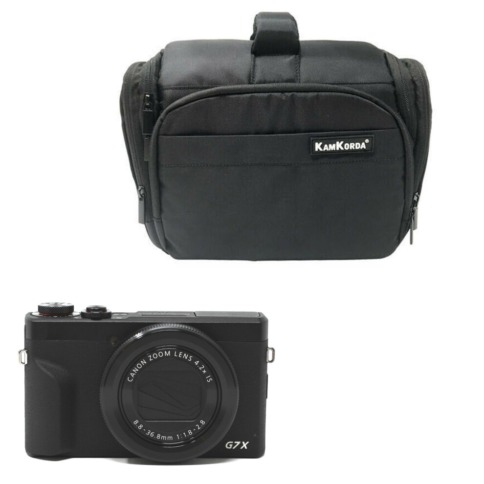 Kamkorda Bag + Canon Powershot G7 X Mark Iii Camera Black 5061086450375