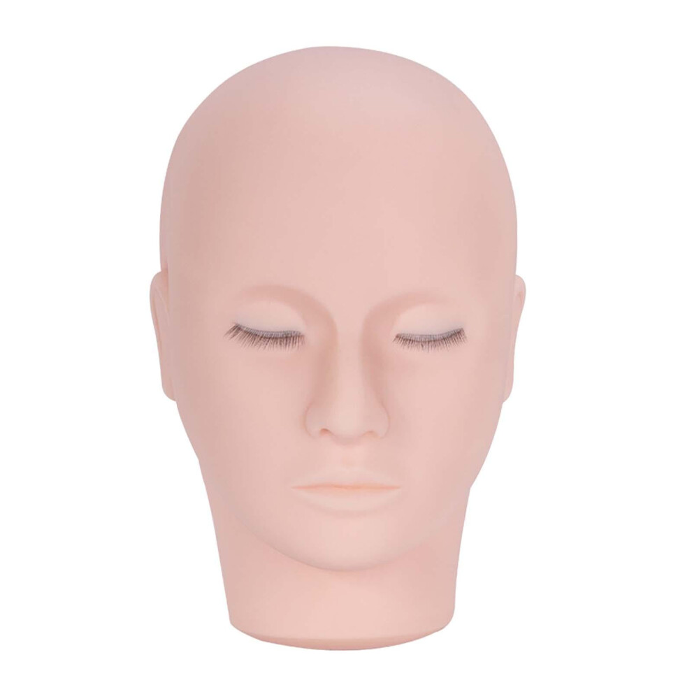 Lash Mannequin Head Professional Rubber Practice Head For Lash Stylist Training Home Use