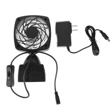 kleiner aquariumkühler mit kühlventilator für fischbecken (us-stecker)
