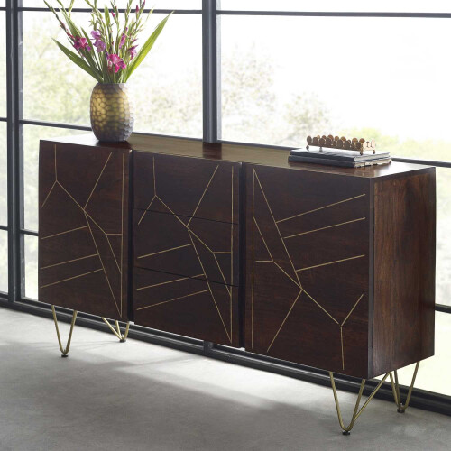 Dark Gold Extra Large Sideboard