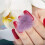 6Pcs Pink Magnetic Nail Decorations Fluffy Ball Ornaments 8