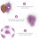 6Pcs Pink Magnetic Nail Decorations Fluffy Ball Ornaments 11