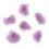 6Pcs Pink Magnetic Nail Decorations Fluffy Ball Ornaments 1