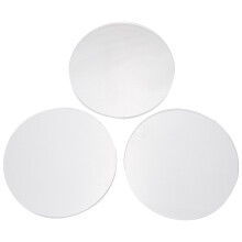 3 stuks transparante ronde schijven voor kleipress