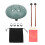 1 set draagbare staal tongtrommel percussie-instrument 9
