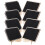Message Board Signs Black Wood 20pcs 3.9x3in 4