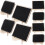 Message Board Signs Black Wood 20pcs 3.9x3in 2