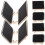 Message Board Signs Black Wood 20pcs 3.9x3in 6