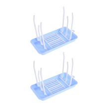 2 flessendrainers babyflessen en fopspeenen, willekeurige