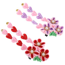 2Pcs Tassel Hairpin Kids Hair Clip Decorative Assorted