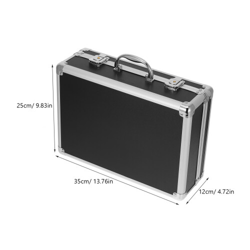 Boîte Outils Aluminium Noire Avec Robuste Pour Maison 2
