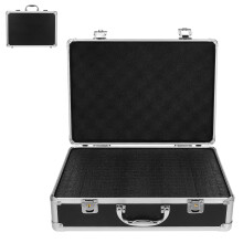 Boîte Outils Aluminium Noire Avec Robuste Pour Maison