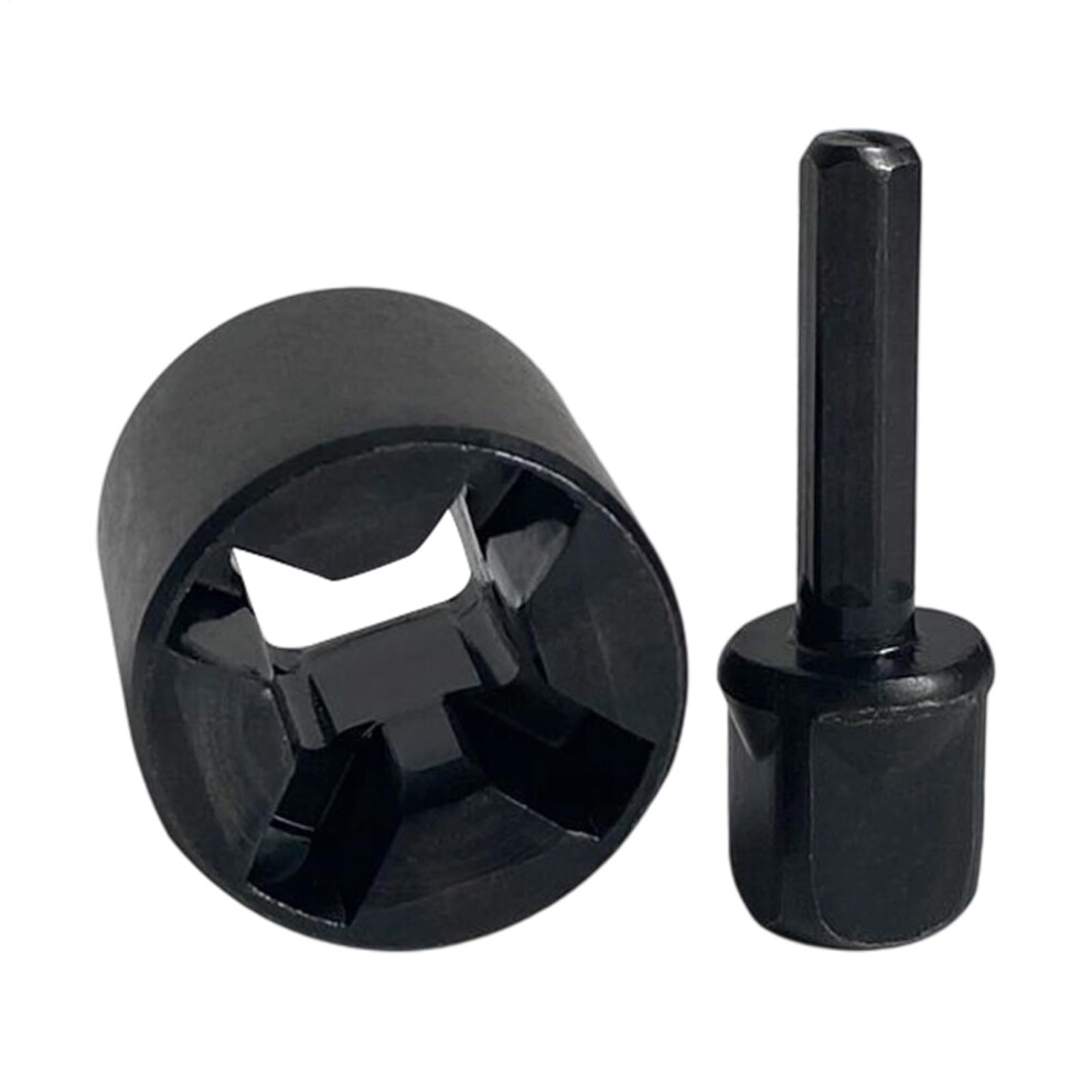Rv Stabilizer Jack Drill Adapter - Heavy-Duty Electric Leveling Jacks Wrench, 1.18 X 2.48 In, For Trailer Stabilizer 9016109165961