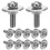 40 Ensembles Vis De Fixation Pour Couvercle Cocotte M5 Avec Joint Silicone 1