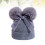 Gebreide met pompons baby , winter, grijs 11