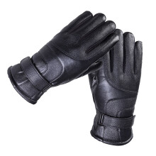 1 Paar Verdickte PU Winterhandschuhe Winddicht Für Outdoor Sport