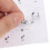 1pc piano keyboard sticker black white practical introductory 9