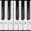 1pc piano keyboard sticker black white practical introductory 11