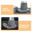 4 uds. accesorios plegable: protectores, , repuestos 6
