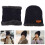 winter hat headgear bib suit thick knit scarf blue 10