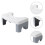 folding bathroom footstool for household and children use 5