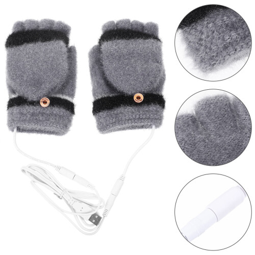 1 pair usb heated gloves for winter warmth 2