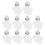 10pcs clear plastic candy bottles for storage and decoration 4