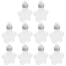 10pcs clear plastic candy bottles for storage and decoration