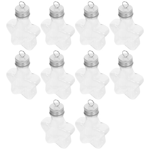 10pcs clear plastic candy bottles for storage and decoration 2