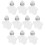10pcs clear plastic candy bottles for storage and decoration 9