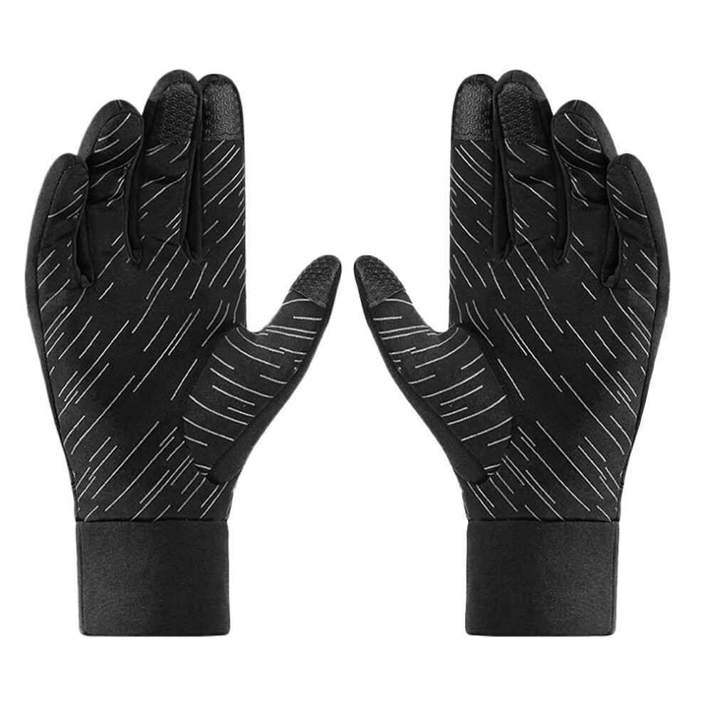1 Pair Warm Winter Cycling Gloves With Touch Screen Full-Finger Mitts 3312905940686