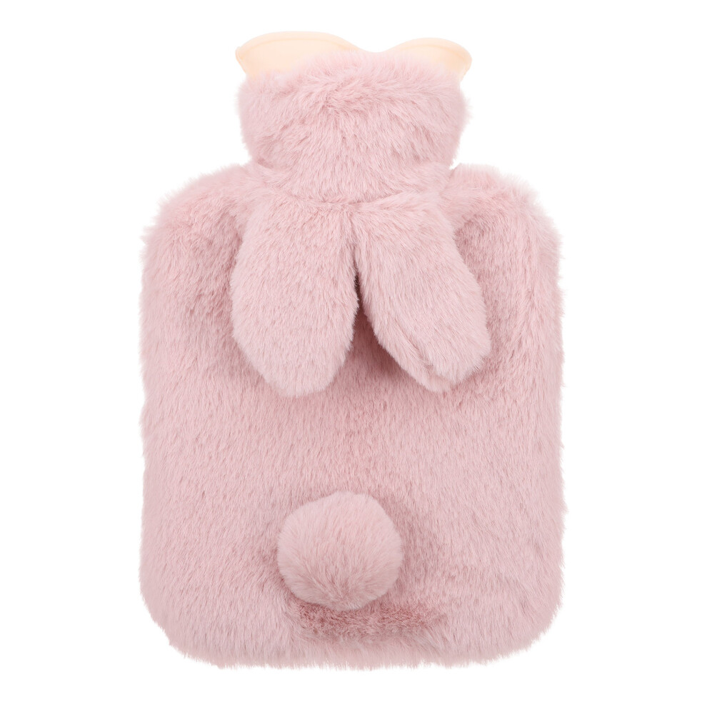 Iplusmile Portable Hot Water Bottle 500Ml With Plush Cover For Hands Feet Cramps