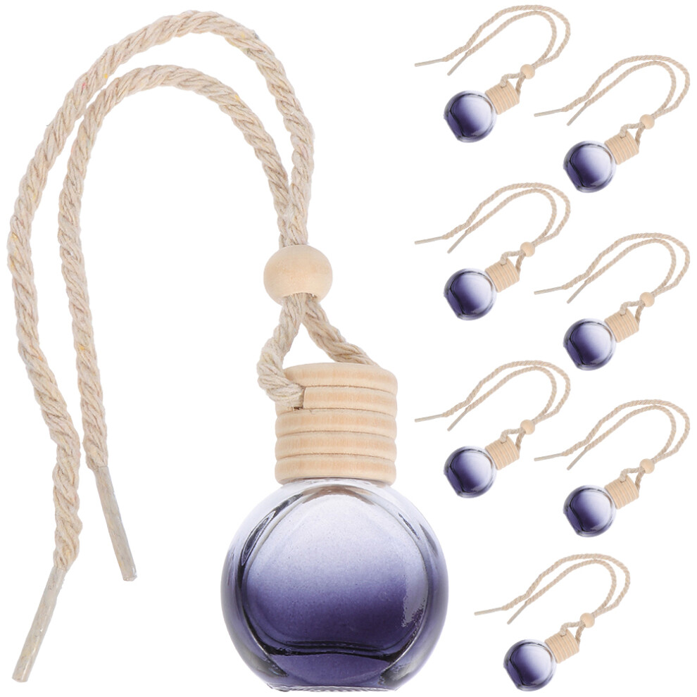 8Pcs Empty Car Hanging Diffuser Glass Bottles For Car Decoration 3312905977972