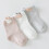 3 baby socks rabbit design breathable 6-12 months 6