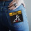sticky caution patch for clothing backpack warning slogan embroidered 6