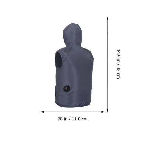 cooling vest with reflective design for summer wear 1