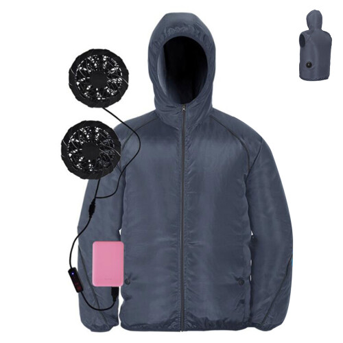 cooling vest with reflective design for summer wear