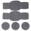 2 pcs warm breathable knee pads for protection (grey) 3