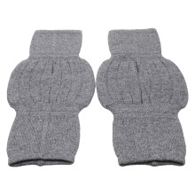 2 pcs warm breathable knee pads for protection (grey)