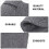 2 pcs warm breathable knee pads for protection (grey) 11