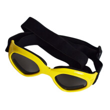 Yellow Dog Sunglasses with Adjustable Straps for Uv Protection