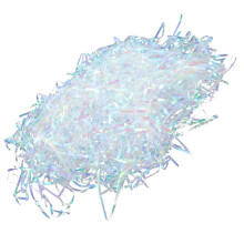 silk transparent pet gift box with shredded paper 20g 3mm