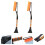 2pcs car windshield snow tool for winter snow removal (orange) 7