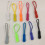 60pcs black zipper pull fixers for luggage bag coat replacement 11