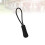 60pcs black zipper pull fixers for luggage bag coat replacement 9