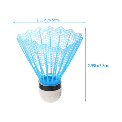 20Pcs Advanced Plastic Colored Shuttlecocks For Outdoor Sports 2