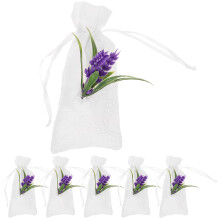 6pcs refillable dried flower storage bags, lavender sachets