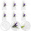 6pcs refillable dried flower storage bags, lavender sachets 6