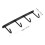 2 pcs clapboard nail free four hooks hanger for home 2